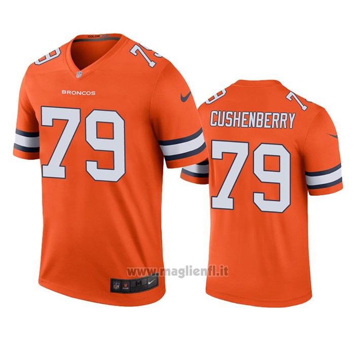 Maglia NFL Legend Denver Broncos Lloyd Cushenberry Arancione Color Rush